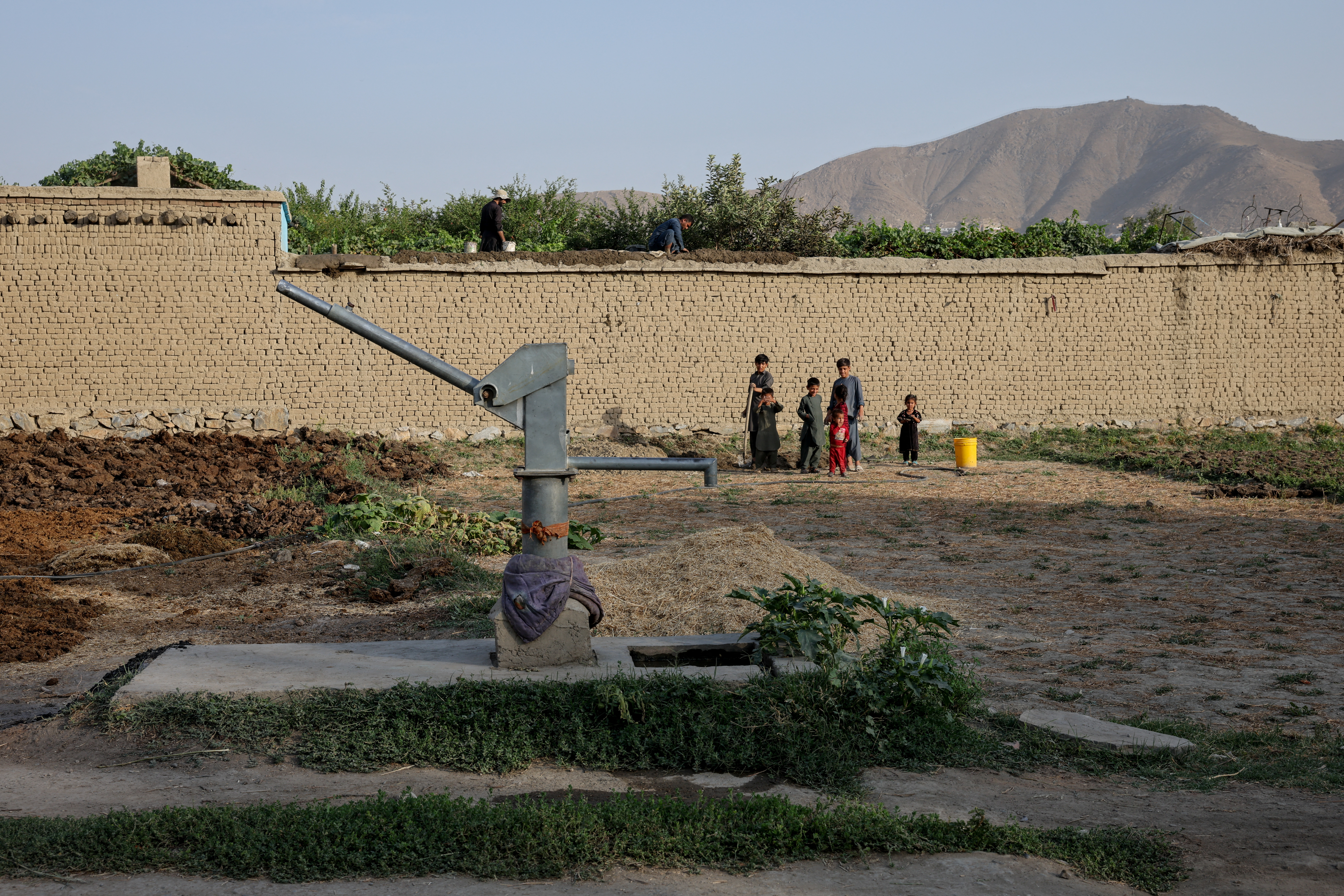 Water crisis forces families into long queues and threatens children's education in Kabul