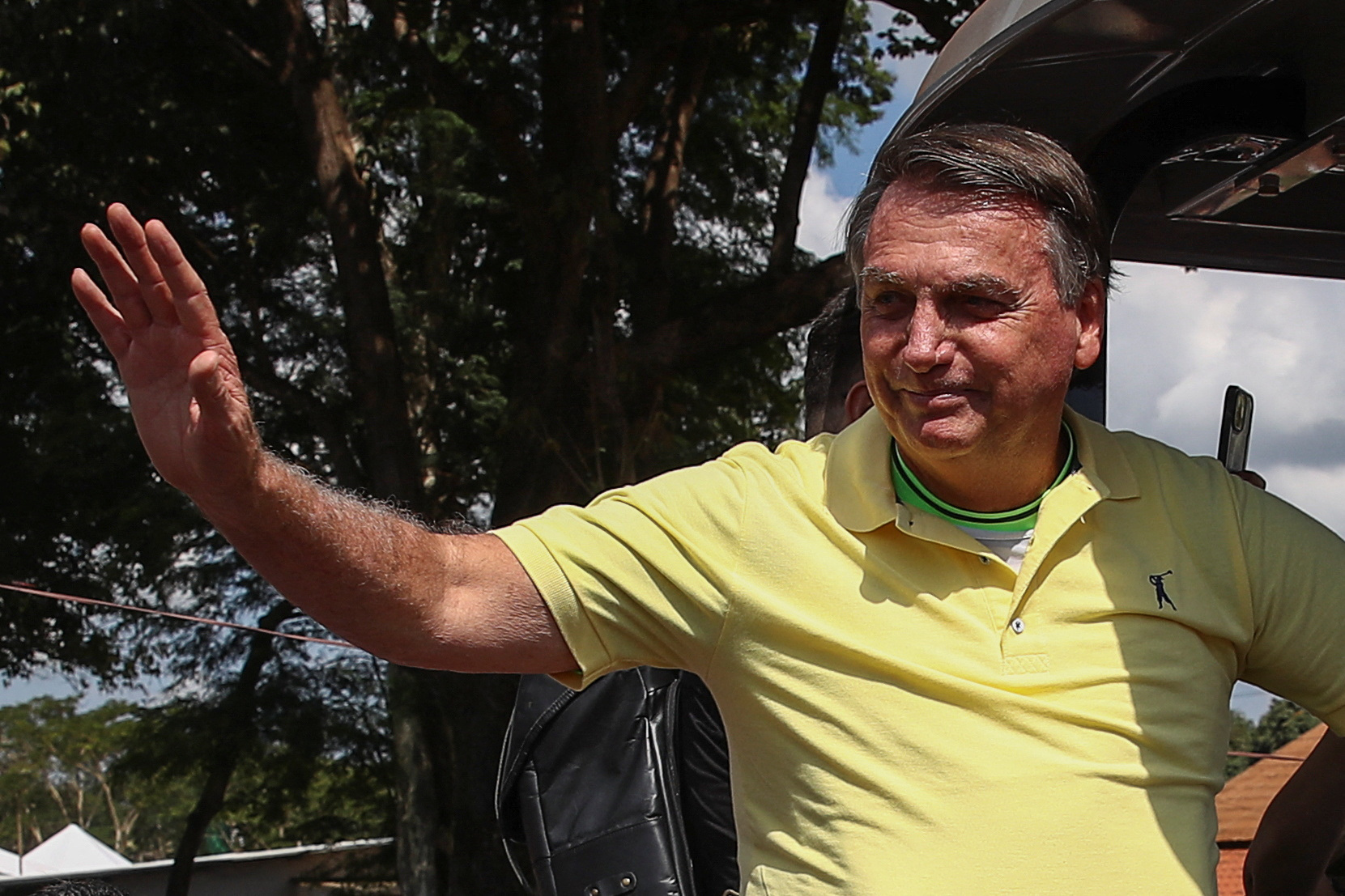 Brazil's former President Bolsonaro attends the Agrishow fair, in Ribeirao Preto