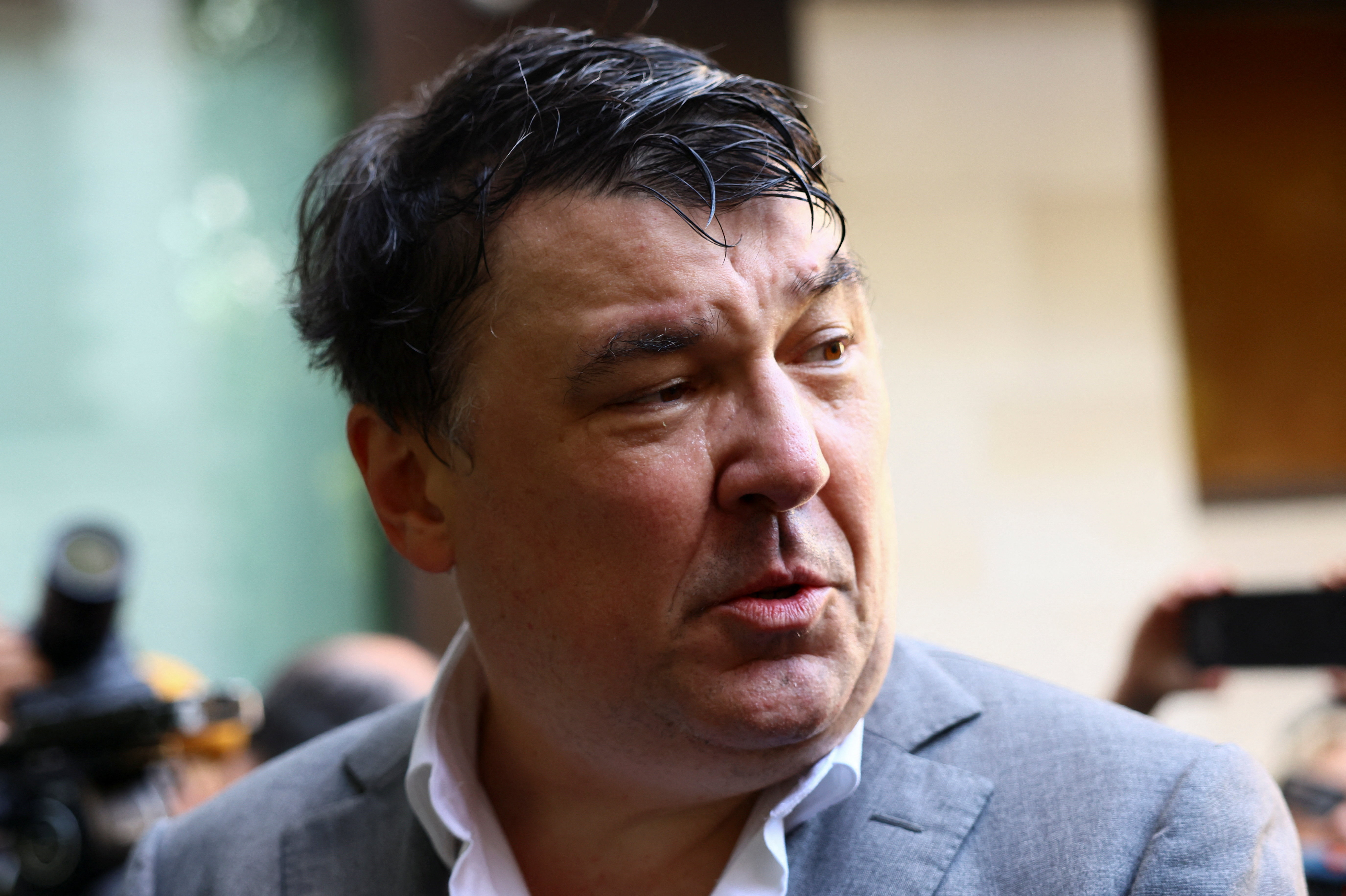Comedy writer Graham Linehan in UK court on harassment charges