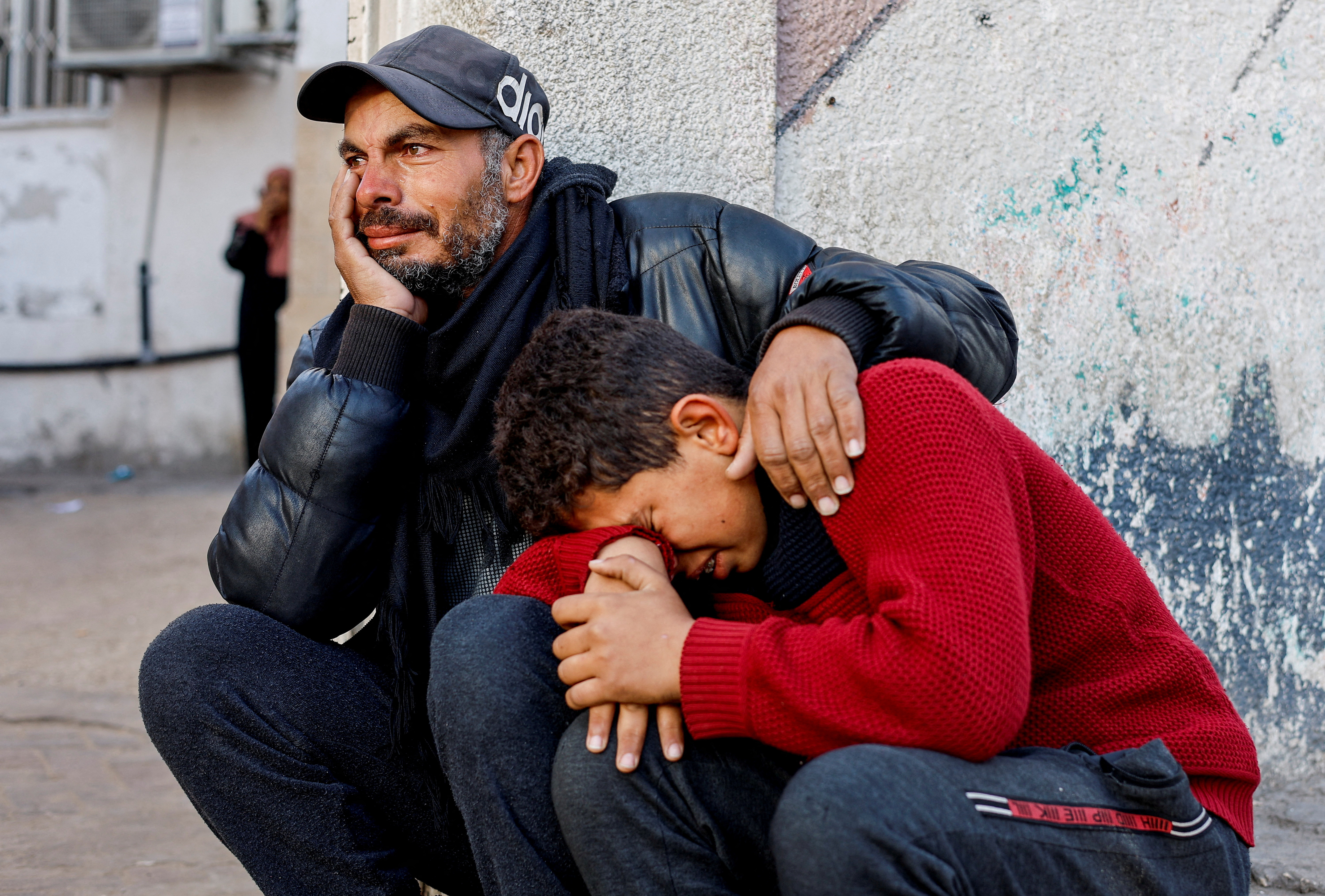 Aftermath of an Israeli strike in Rafah