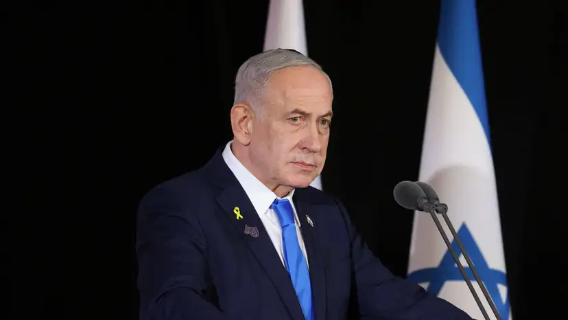 sraeli Prime Minister Benjamin Netanyahu participate in the state memorial