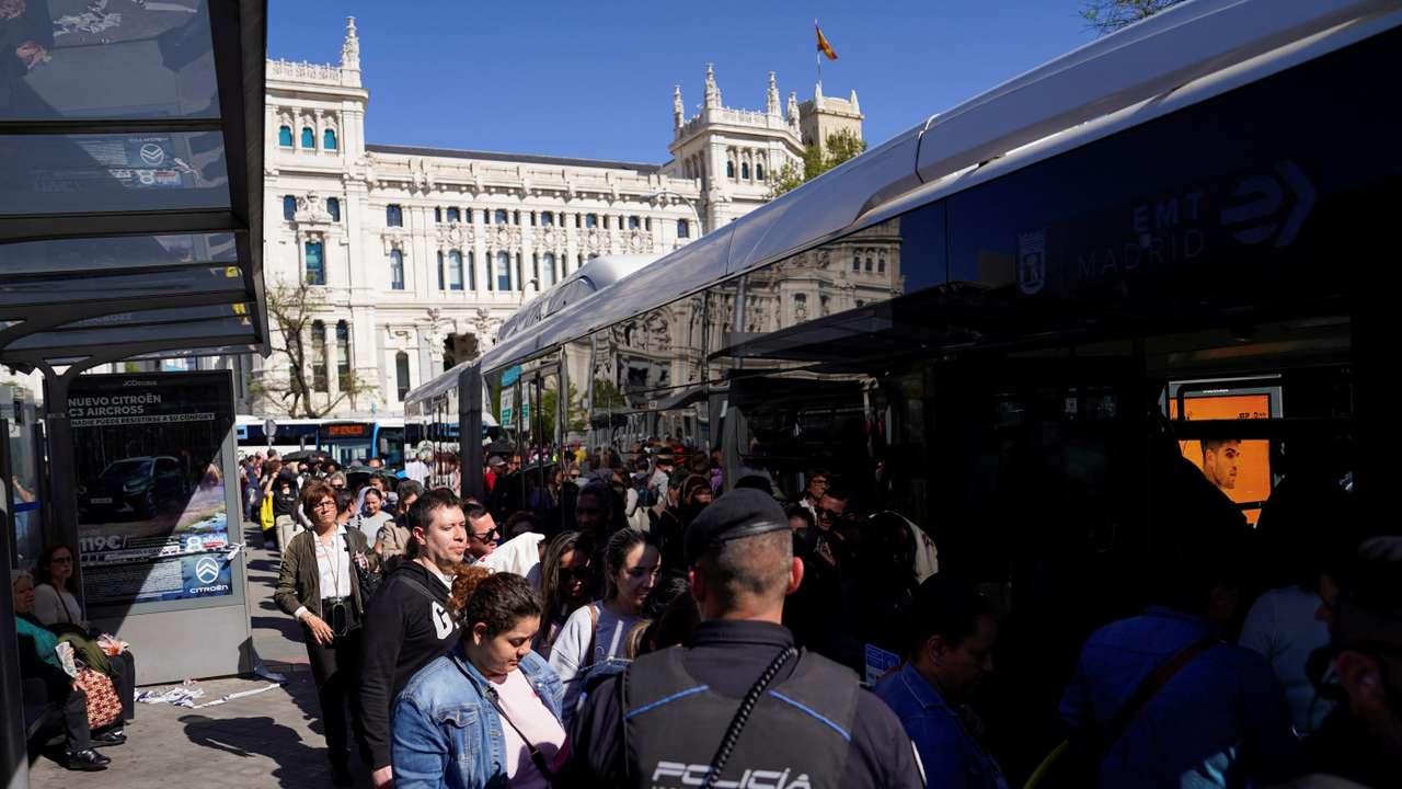 Power outage in Madrid