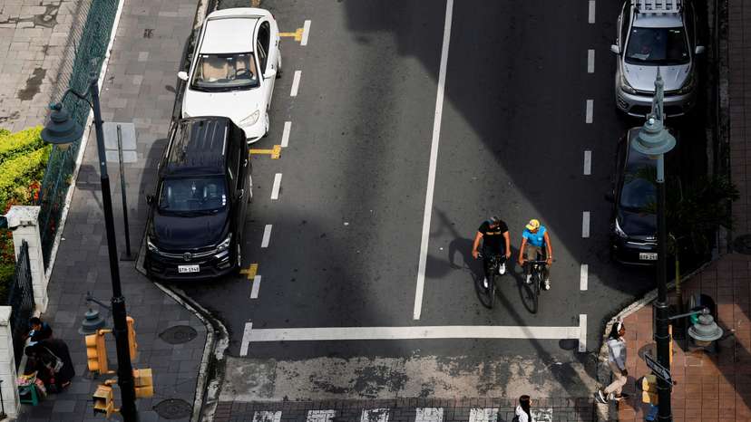 City of Guayaquil ahead of Sunday's presidential election