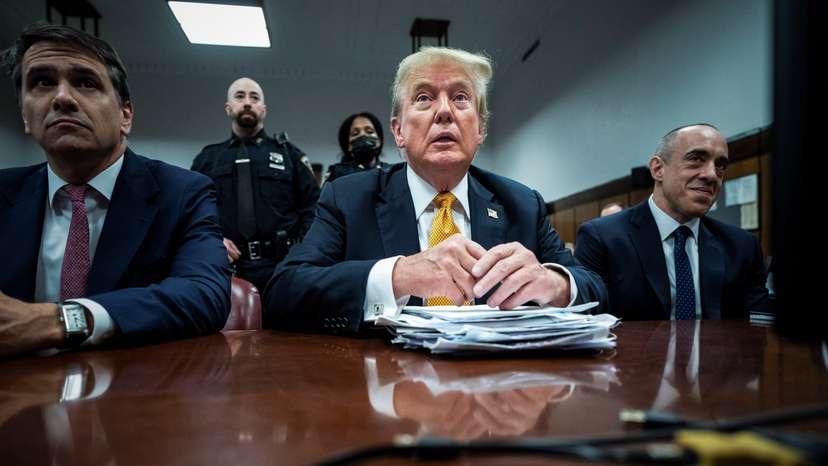 Former U.S. President Trump's criminal trial on charges of falsifying business records continues in New York