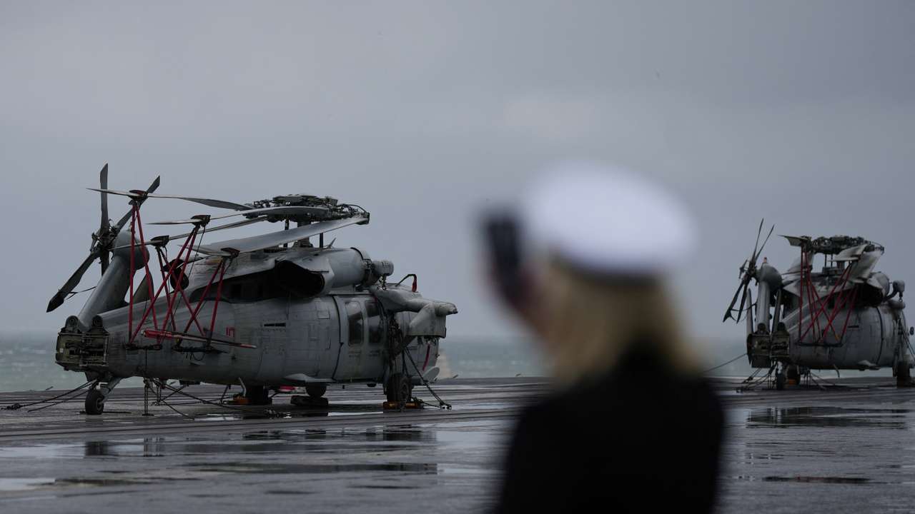 US aircraft carrier Carl Vinson makes port call in Busan