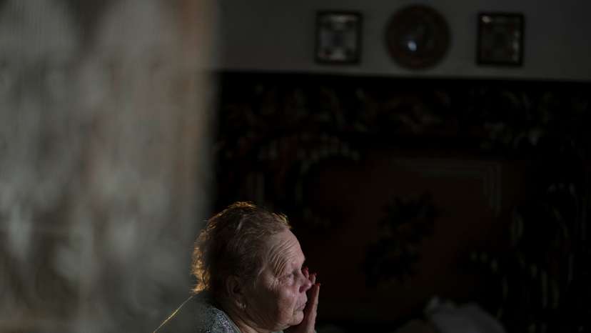 Four-time Ukrainian refugee hopes for peace, but faces uncertainty