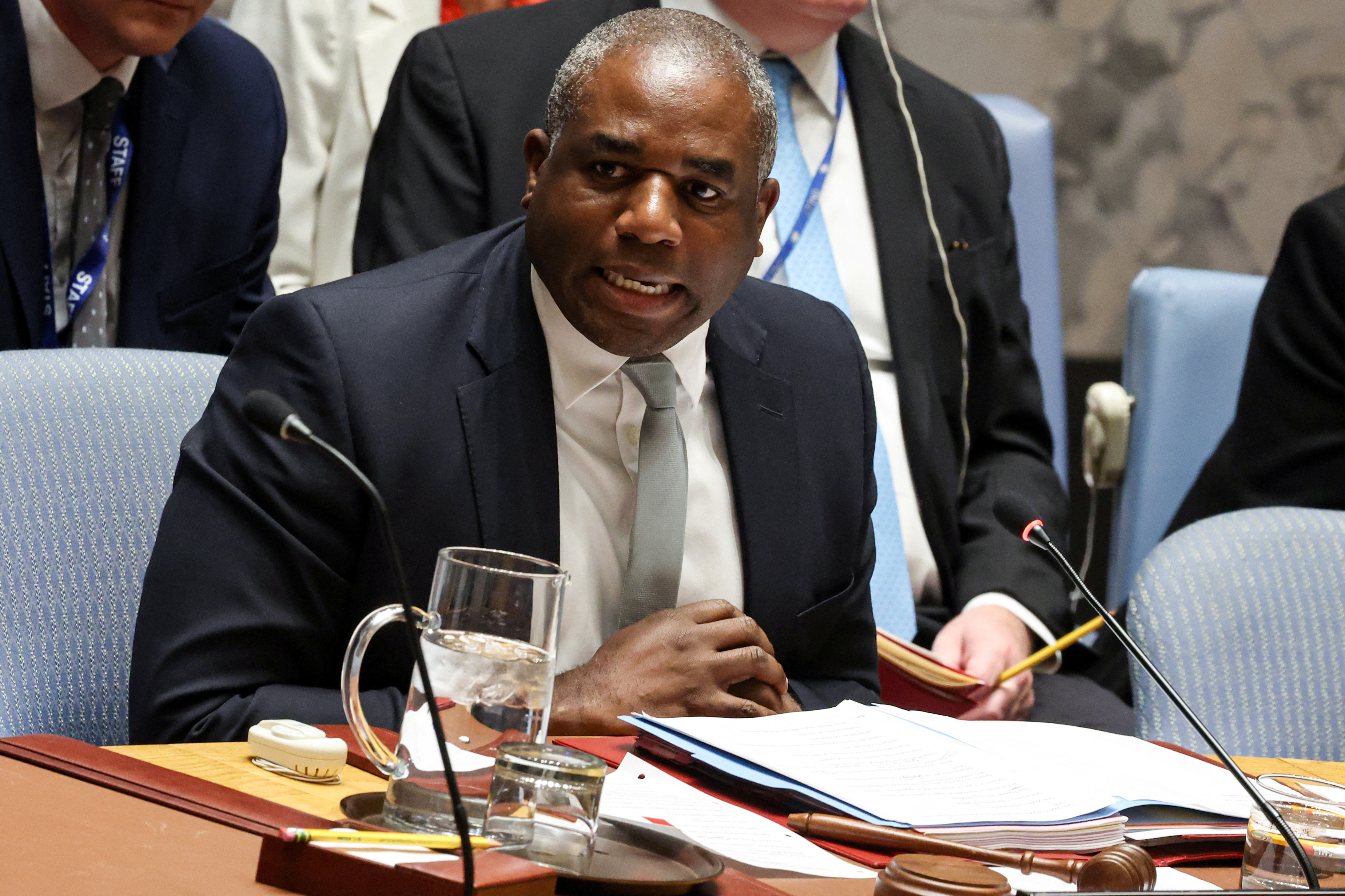 United Nations Security Council meeting on Sudan at the U.N. headquarters in New York