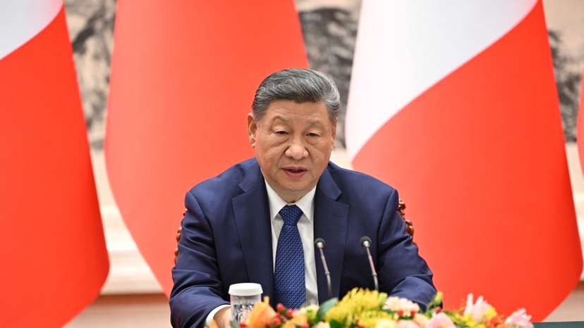 France's President Emmanuel Macron visits China