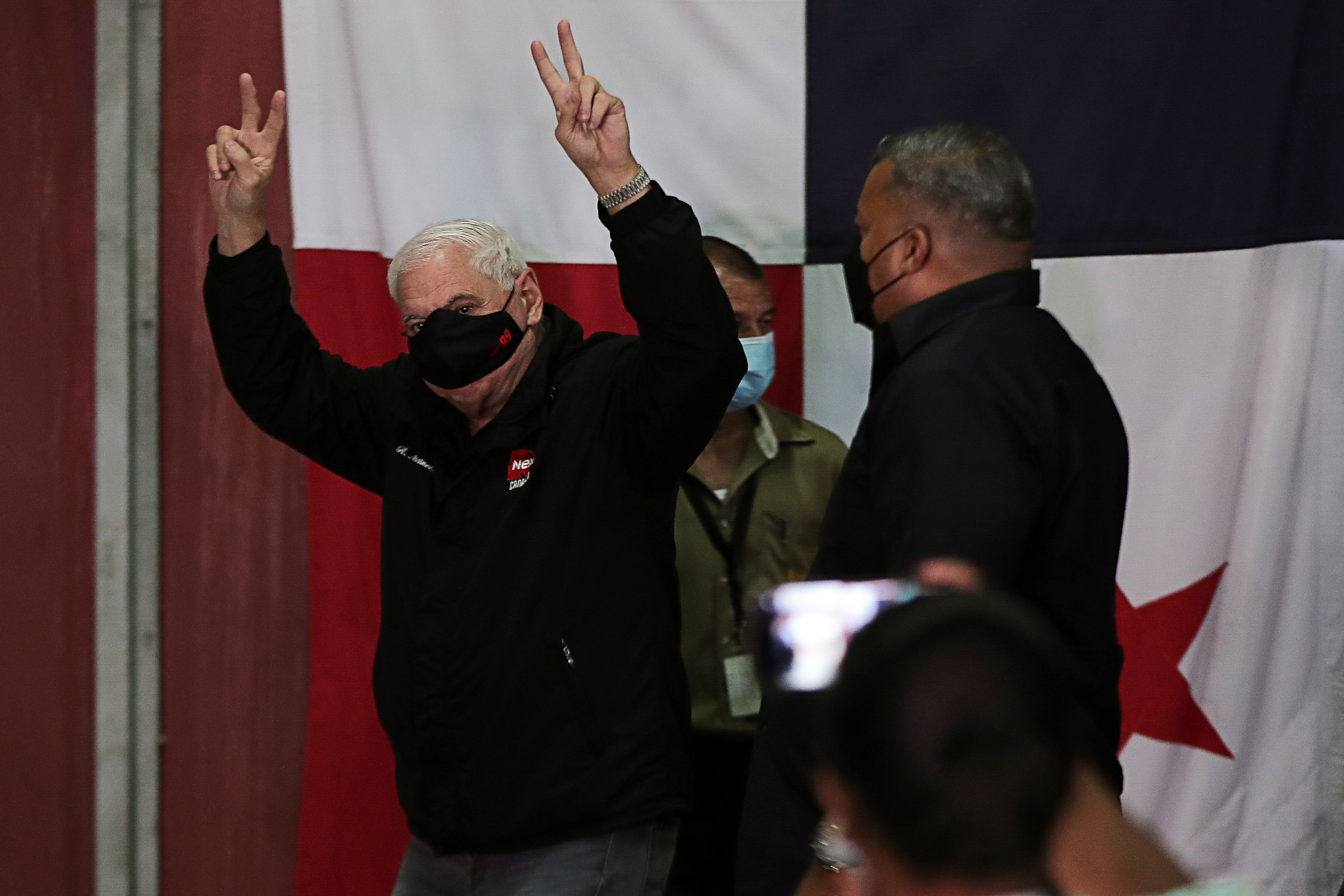 Former Panamanian president Ricardo Martinelli attends hearing in Panama City