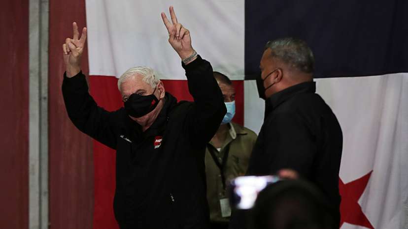 Former Panamanian president Ricardo Martinelli attends hearing in Panama City