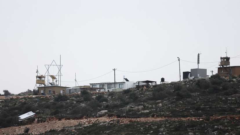 New Israeli settlement near the town of Beita, near Nablus in the Israeli-occupied West Bank