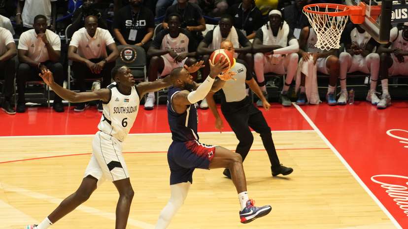 BASKET BALL : États-Unis vs Sud-Soudan - Arena de Londres - 20/07/2024