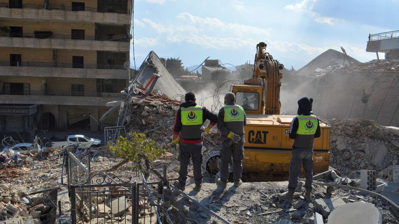 FILE PHOTO: Aftermath of Israeli strikes on Lebanon's Bekaa Valley