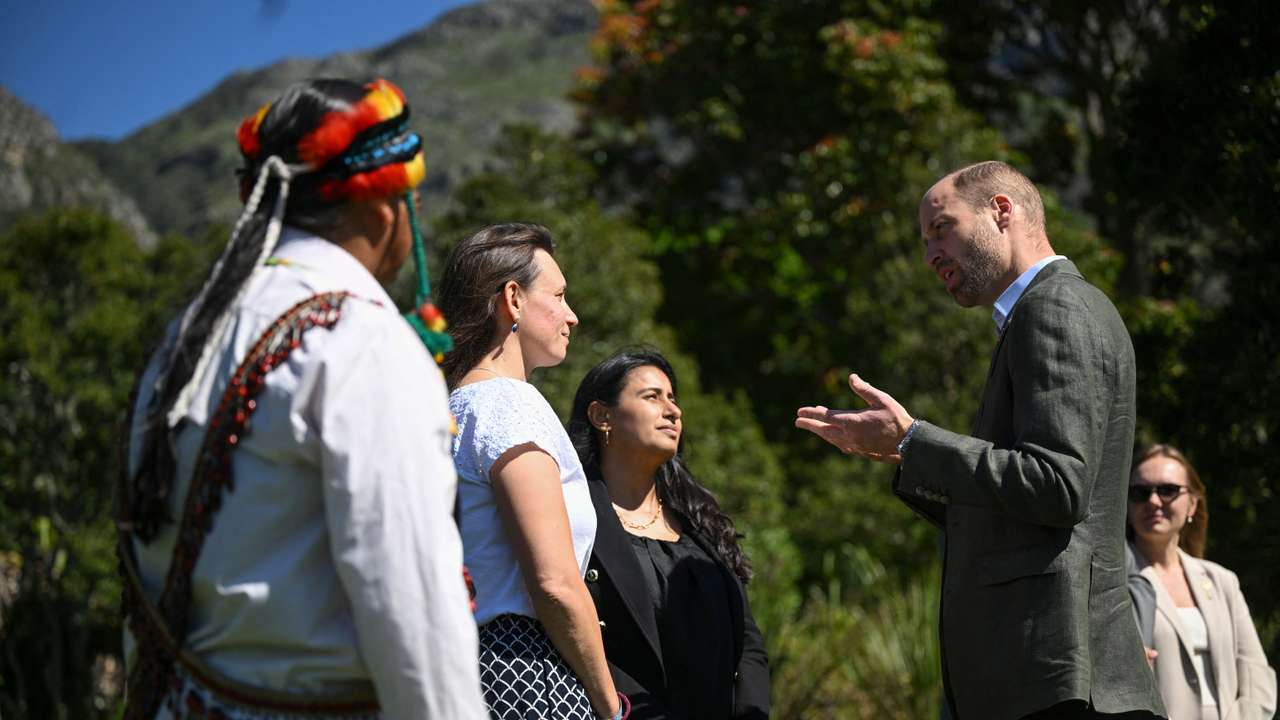 Britain's Prince William's four-day visit to South Africa