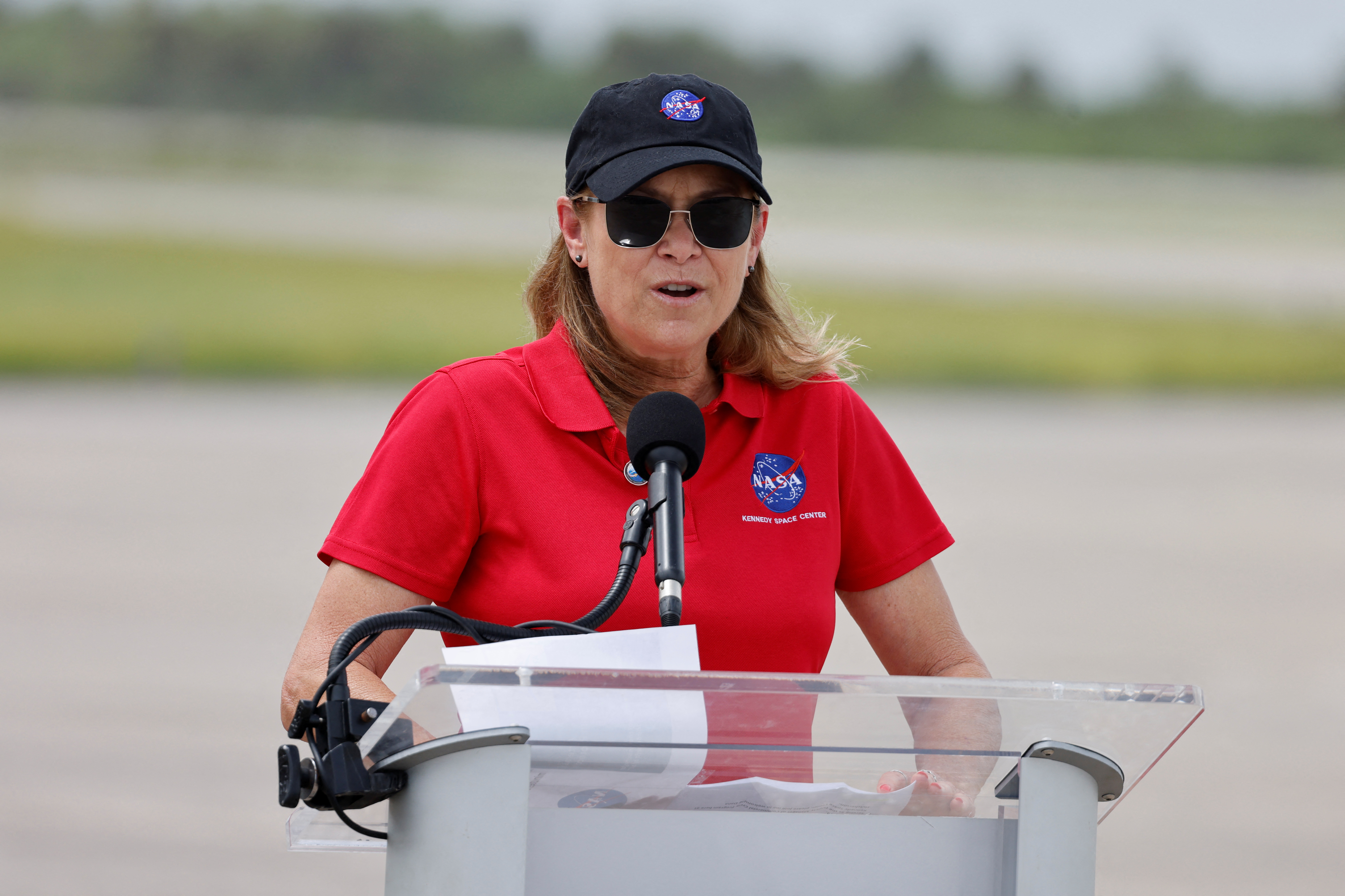 Space Station Crew-7 arrive at Kennedy Space Center