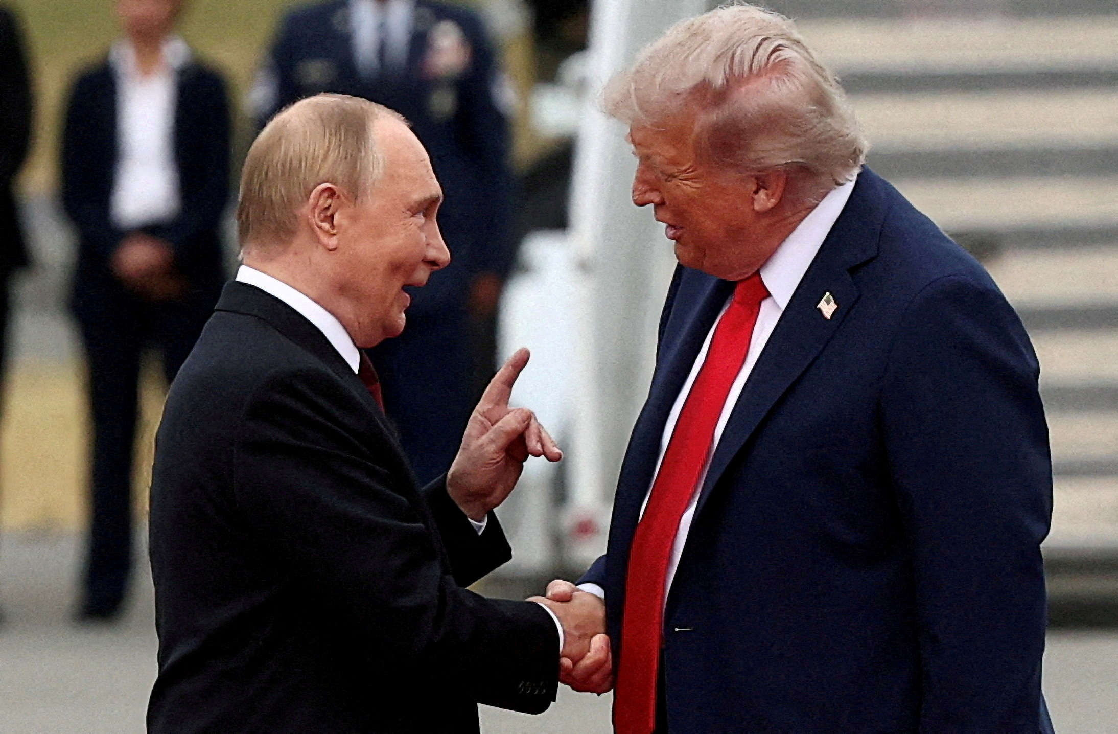 U.S. President Trump meets with Russian President Putin in Alaska