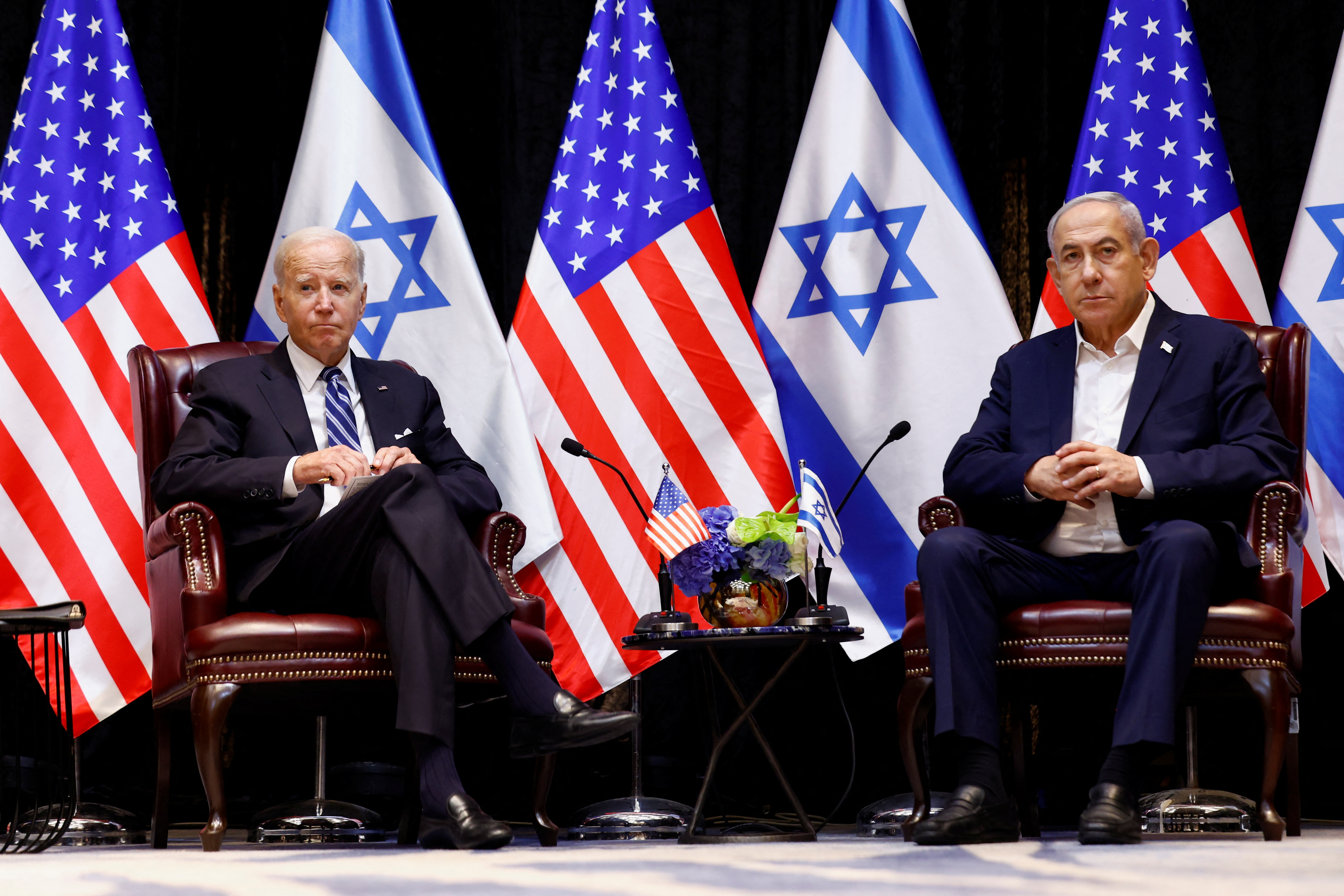 U.S. President Biden visits Israel amid the ongoing conflict between Israel and Hamas