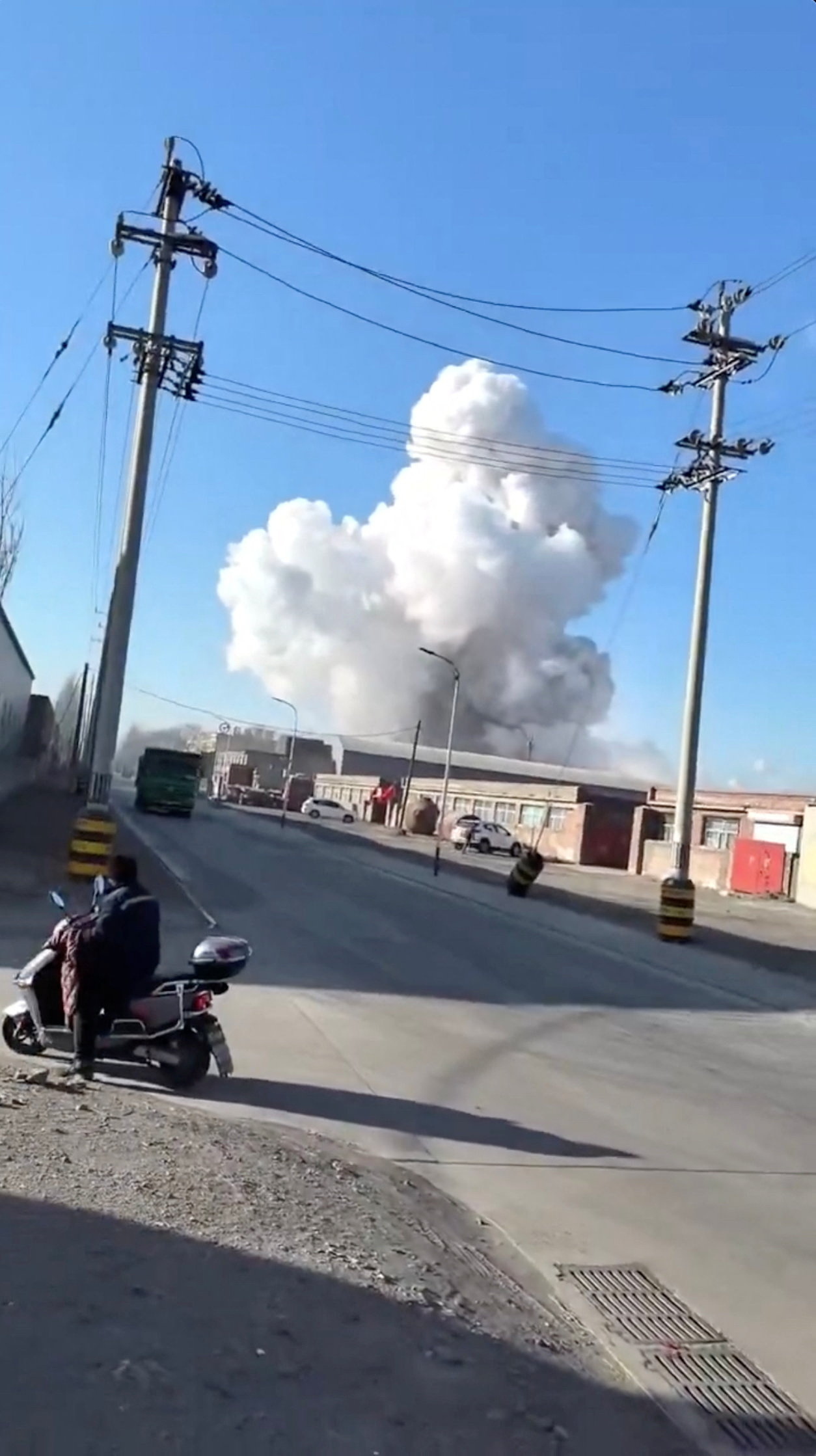 Explosion at steel plate factory in China's Inner Mongolia region