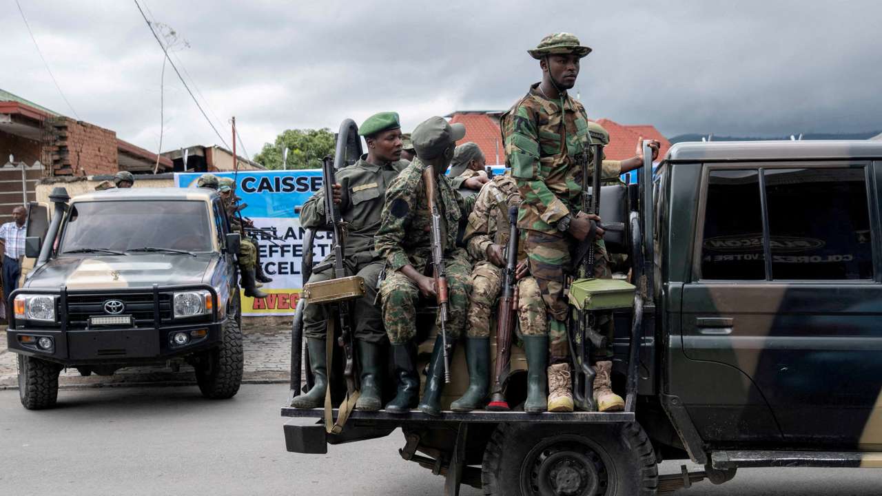 FILE PHOTO: FILE PHOTO: M23 officials attend at the opening ceremony of CADECO in Goma