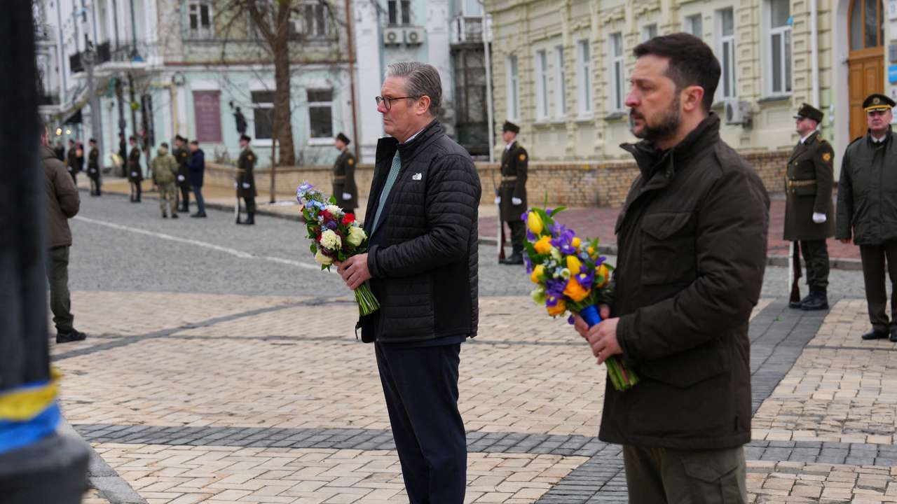 British Prime Minister Keir Starmer visits Ukraine