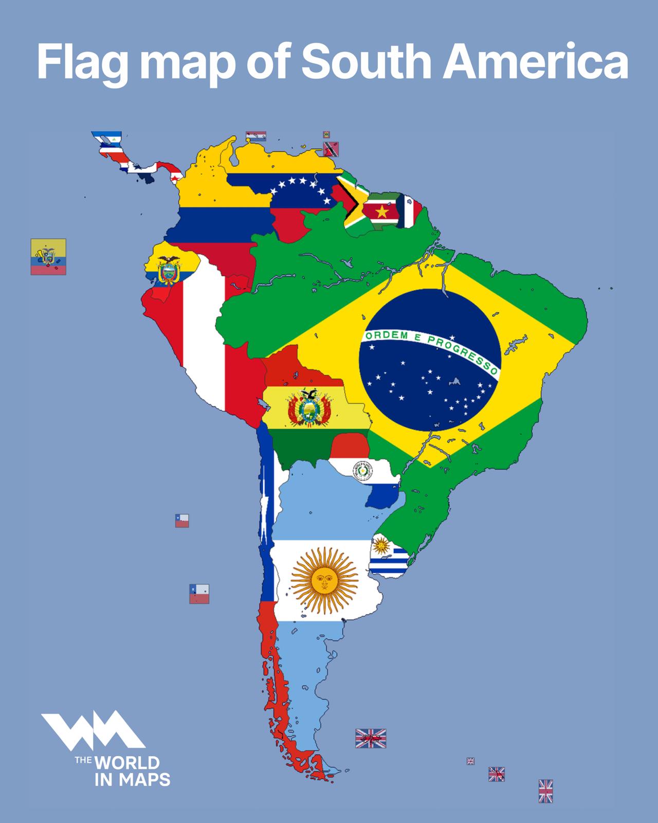 South America’s flag story: A mosaic of colours and continental ambitions