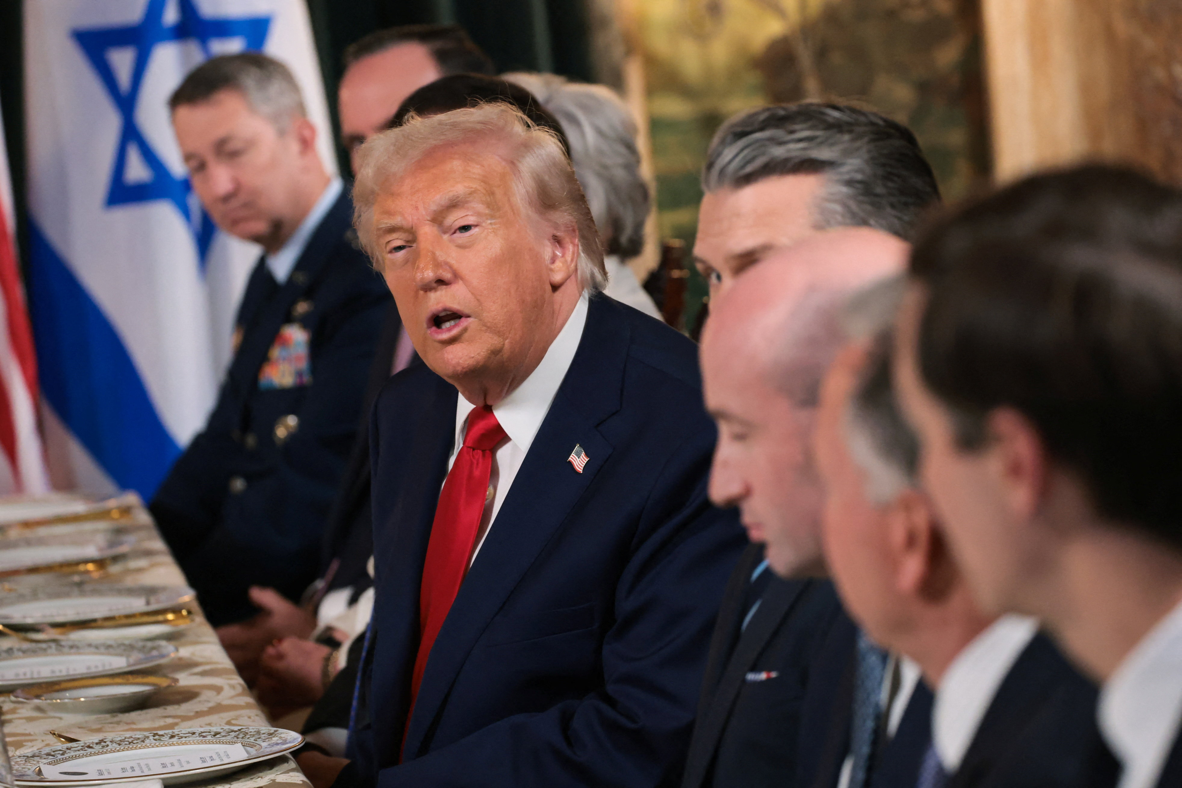 U.S. President Trump meets Israeli PM Netanyahu at Trump’s Mar-a-Lago club, in Palm Beach