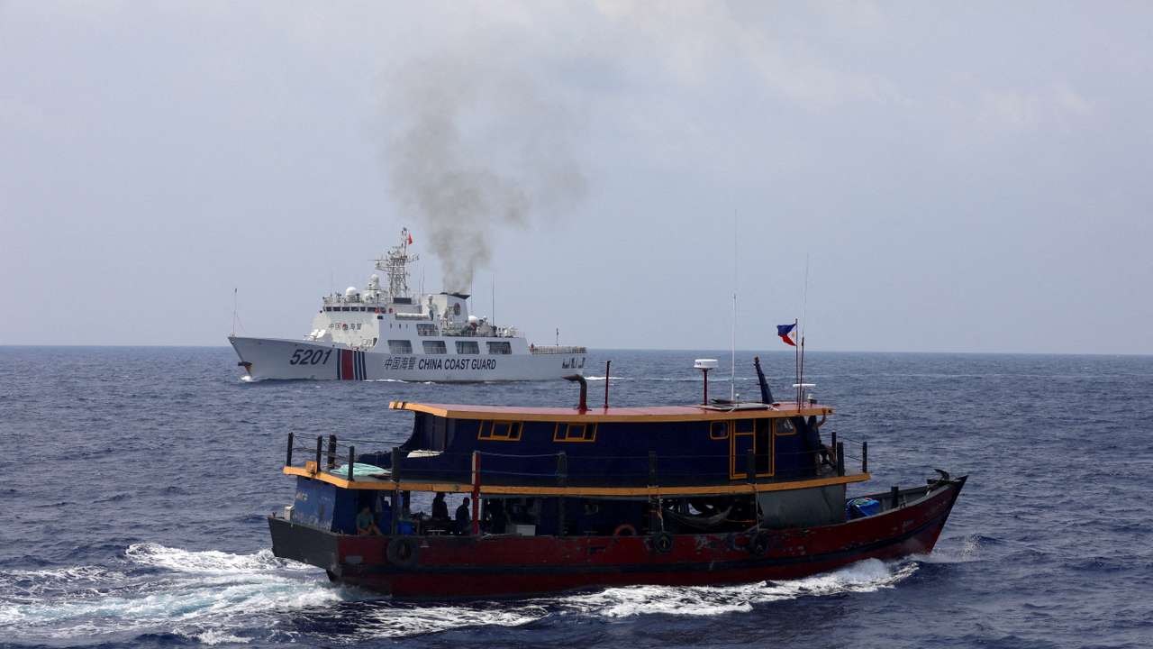 FILE PHOTO: Philippines resupply mission in the South China Sea