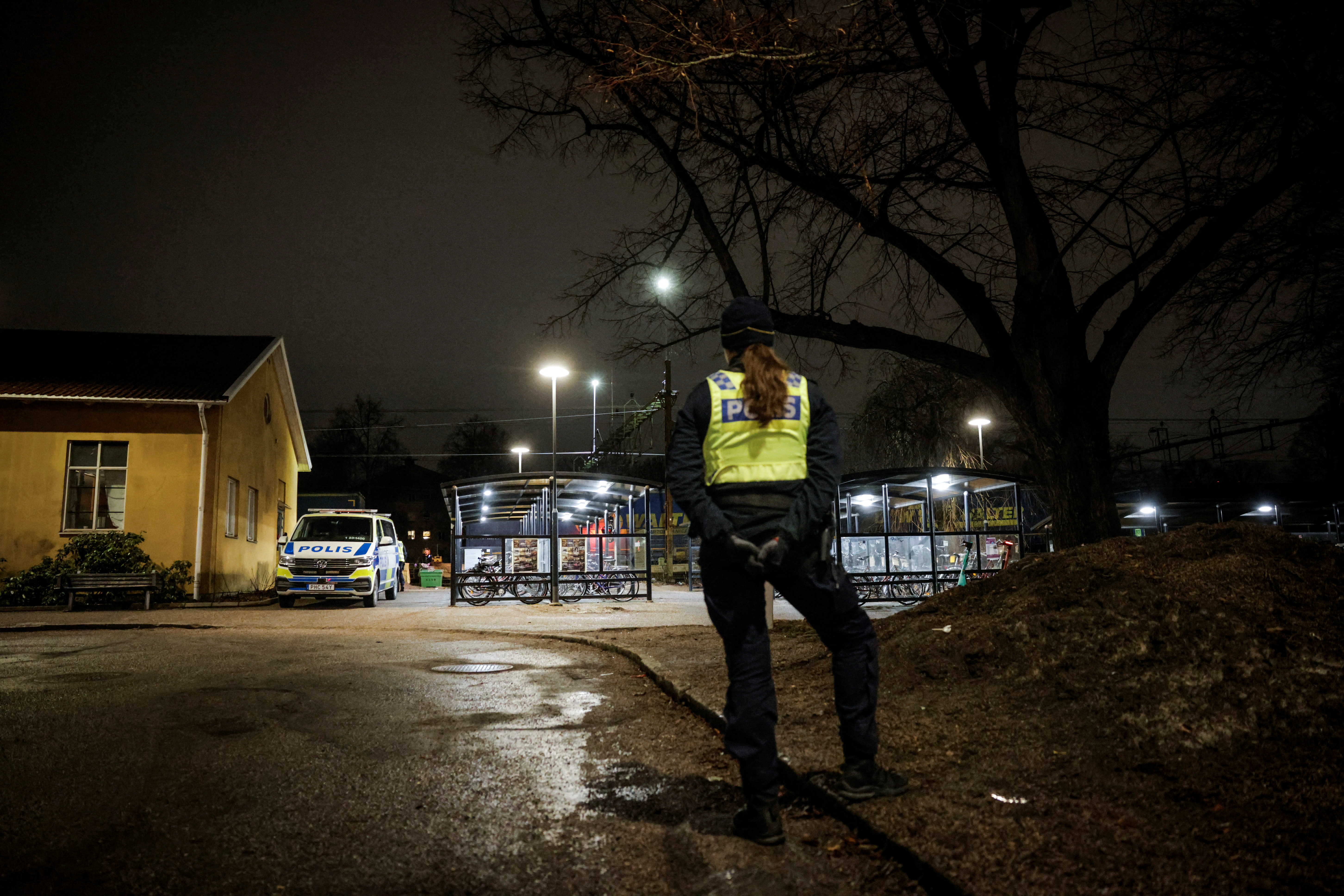 Train accident in Orebro