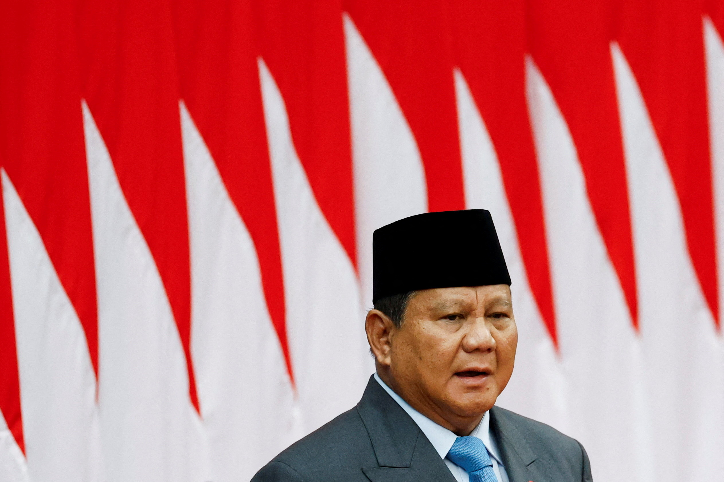 FILE PHOTO: Indonesian President Prabowo Subianto's State of the Nation Address and annual budget speech