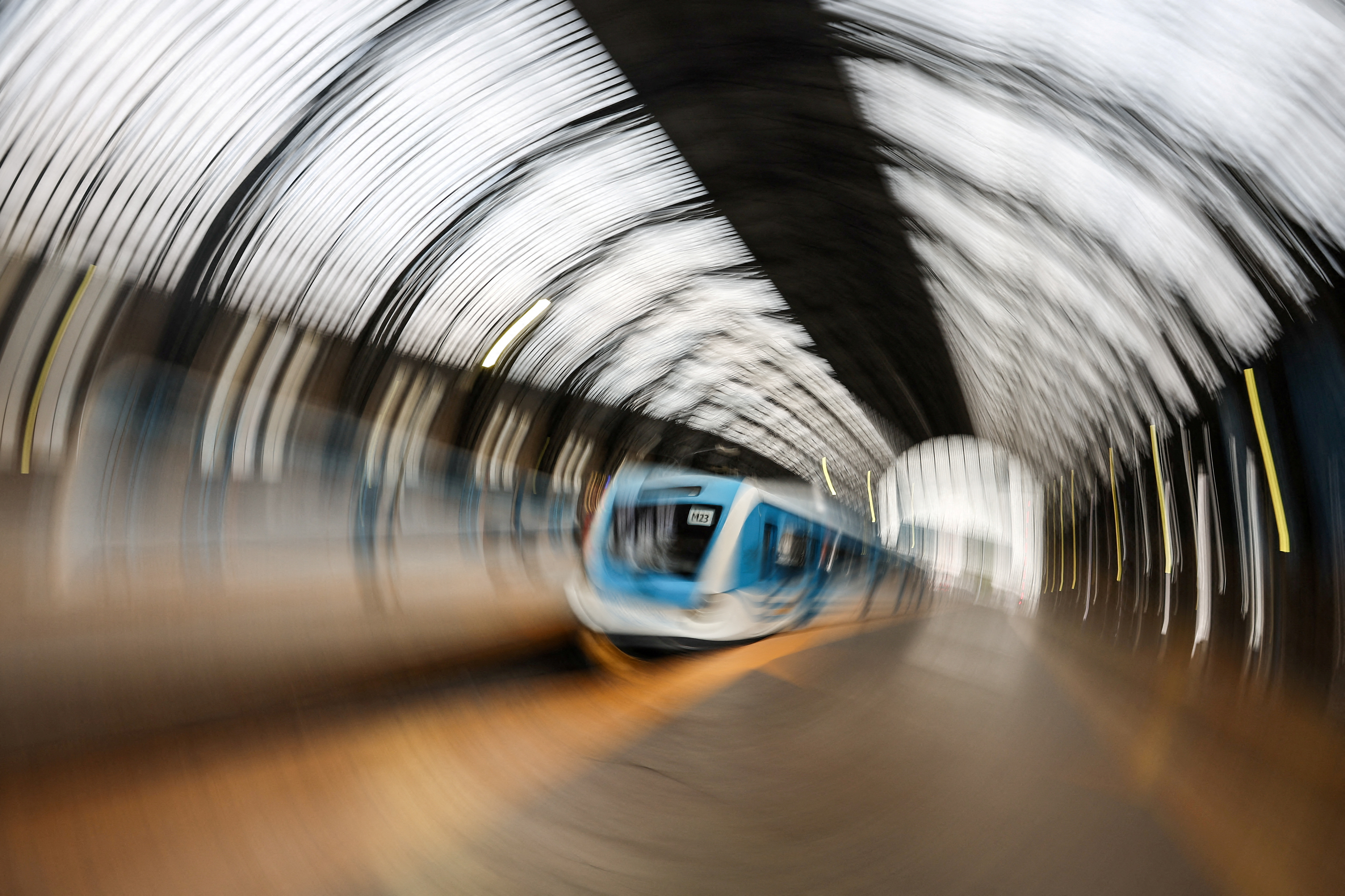 Strike against the adjustment policy of Argentinian President Javier Milei's government, in Buenos Aires