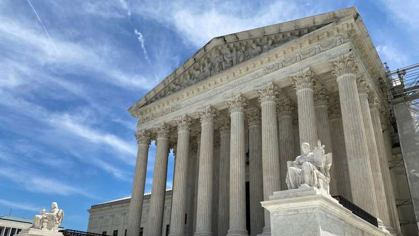 FILE PHOTO: The U.S. Supreme Court building in Washington
