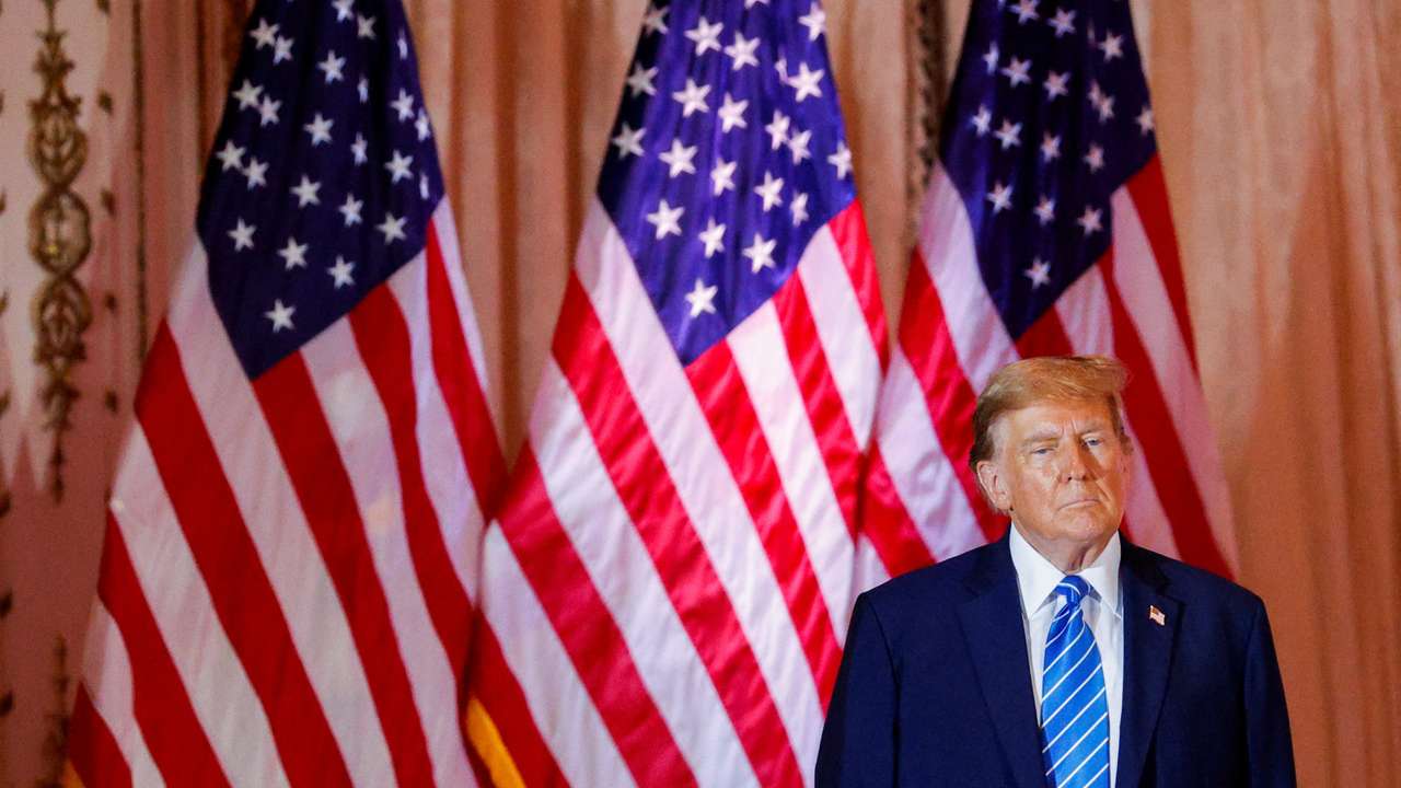 Former U.S. President Trump holds a watch party event to mark the Super Tuesday primary elections at his Mar-a-Lago property