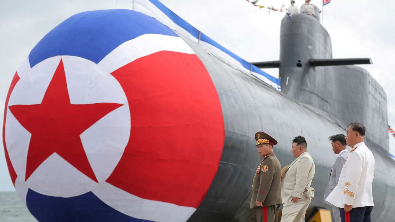 North Korea launches new tactical nuclear attack submarine, according to KCNA