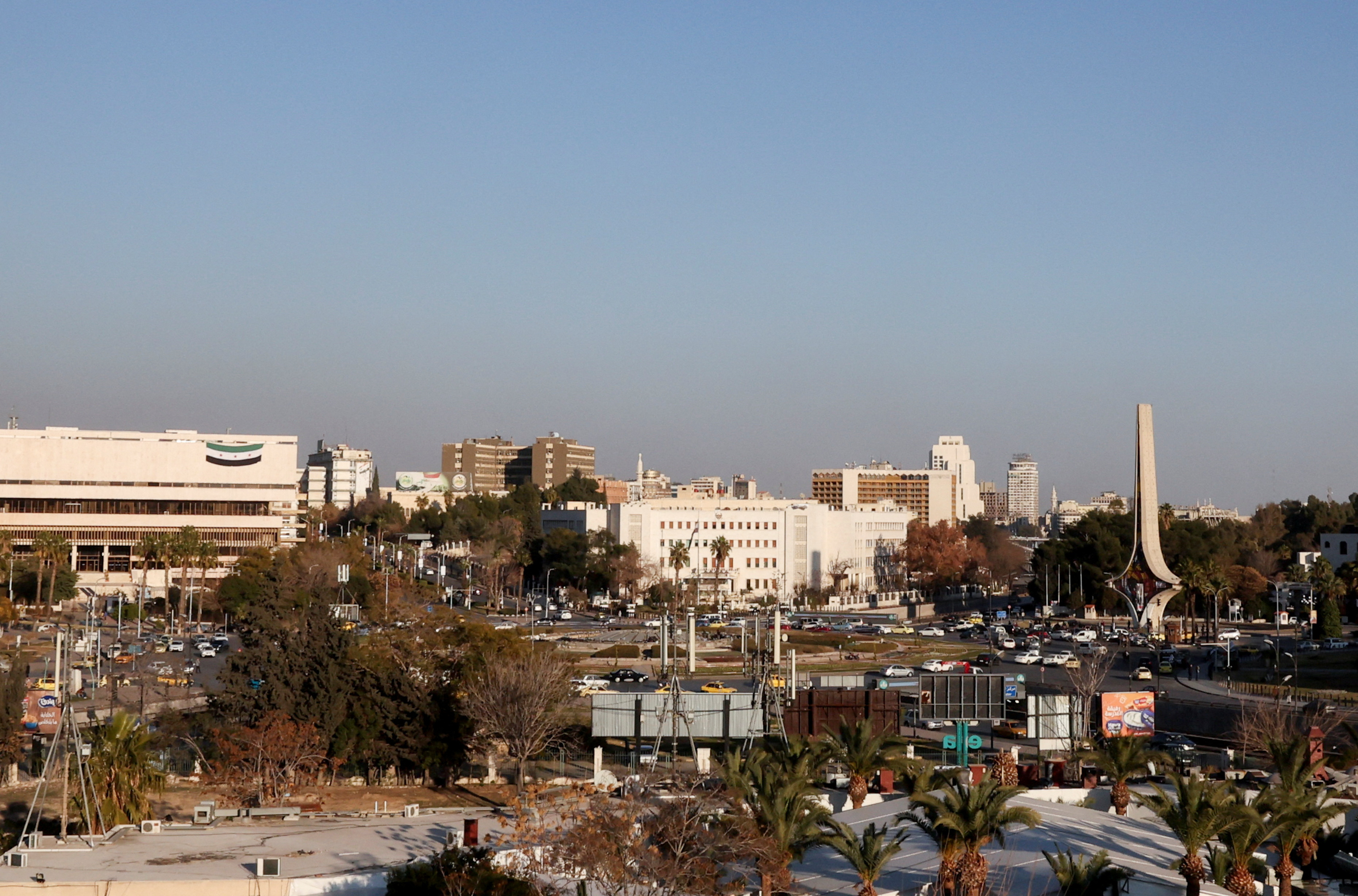 FILE PHOTO: A view shows Umayyad Square, after the ouster of Syria's Bashar al-Assad, in Damascus