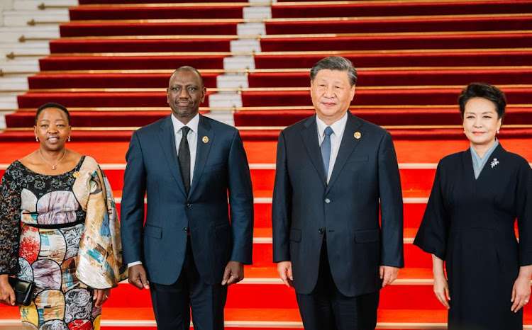 William Ruto and Chinese President Xi Jiping