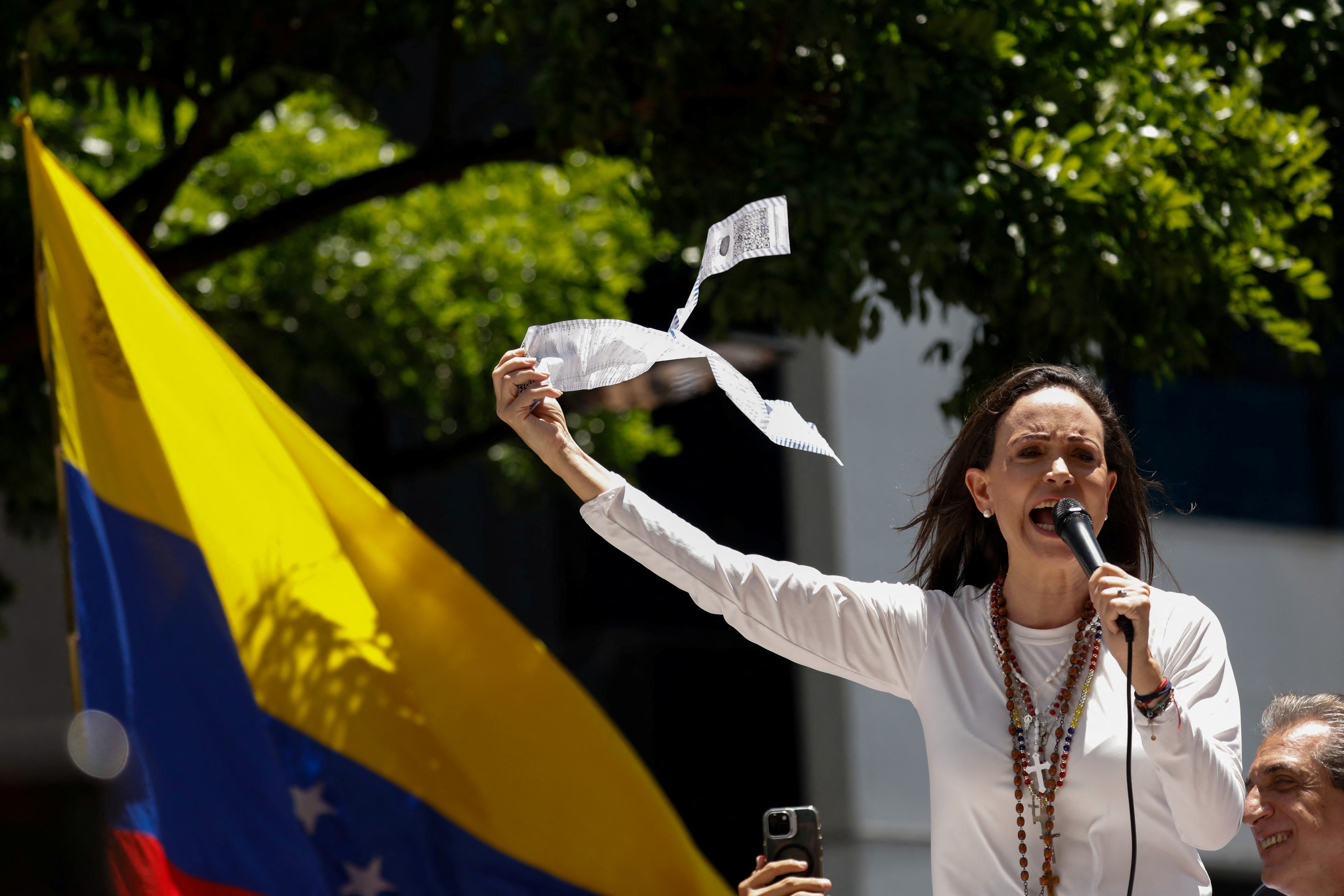 Protest against the election results announced by President Nicolas Maduro’s government, in Caracas