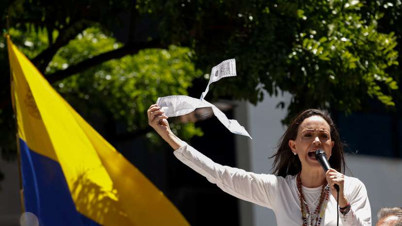 Protest against the election results announced by President Nicolas Maduro’s government, in Caracas
