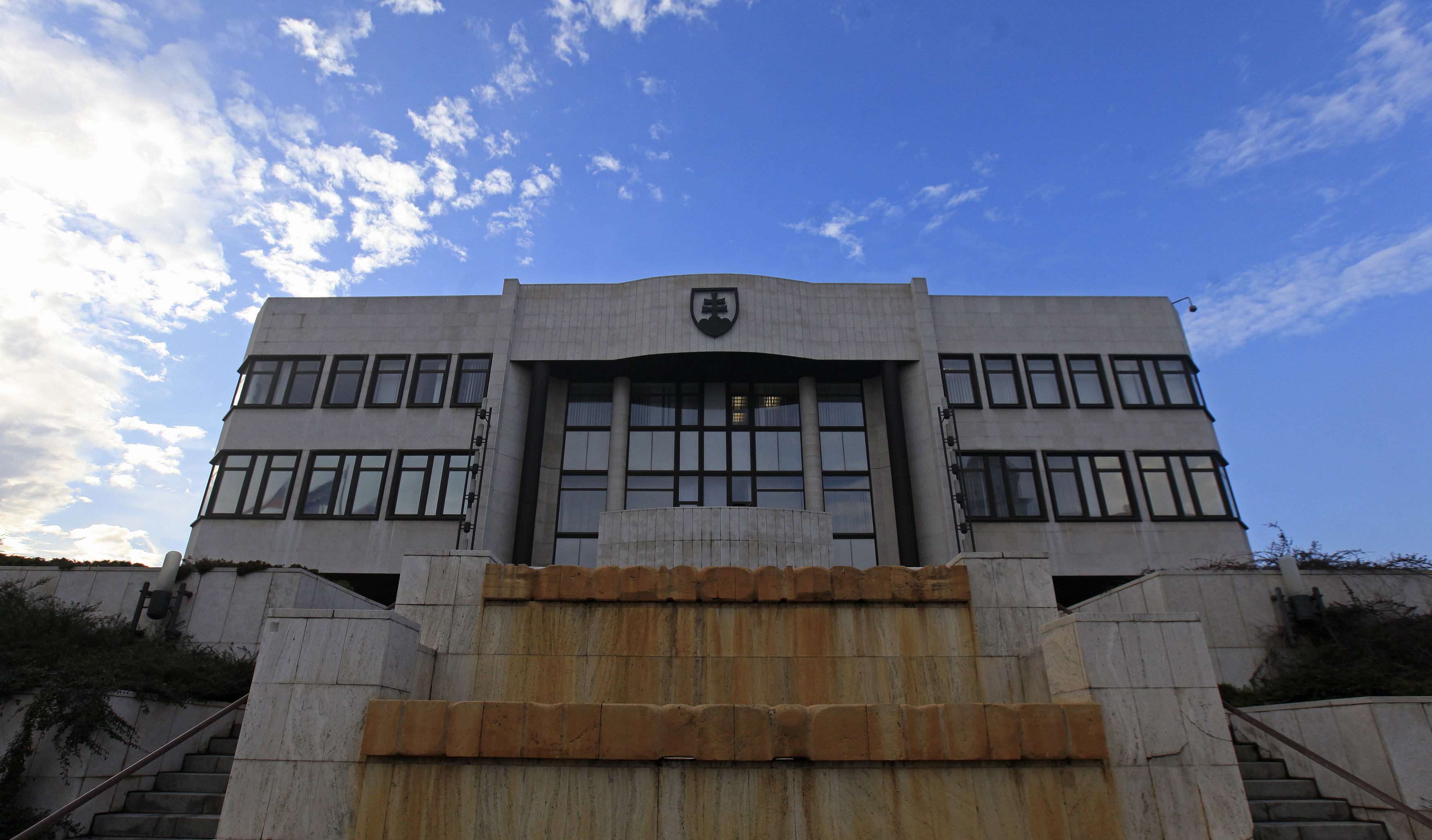 A general view of the Slovak Parliament in Bratislava