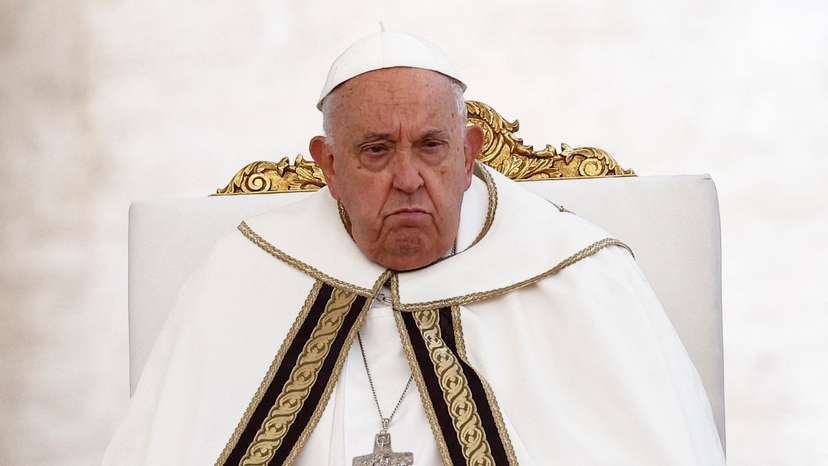 Pope Francis leads a mass to open the Synod of Bishops, at the Vatican