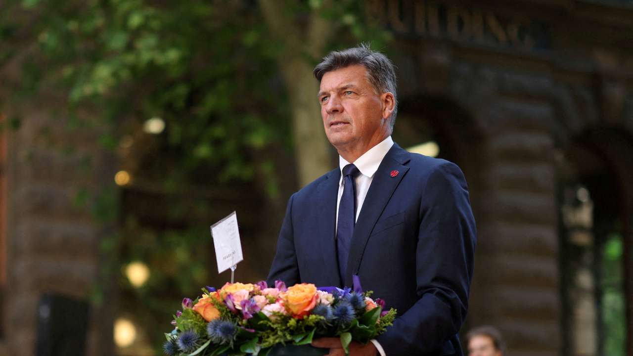 FILE PHOTO: Remembrance Day service at Martin Place in Sydney