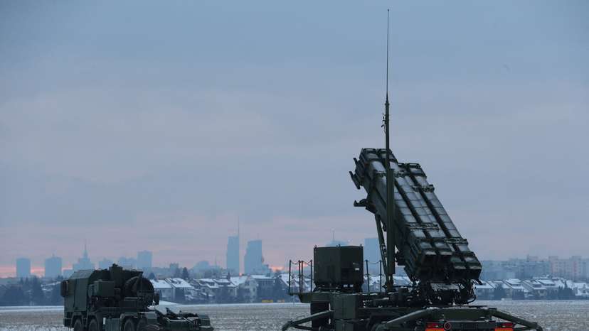 FILE PHOTO: Polish military training on Patriot air defence missile systems at the airport in Warsaw