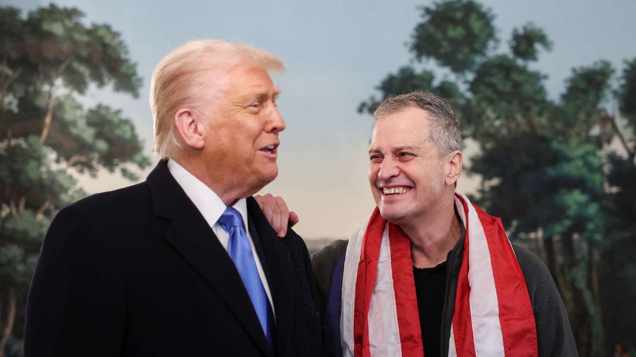 U.S. President Donald Trump holds an event to welcome back released American schoolteacher Marc Fogel, at the White House