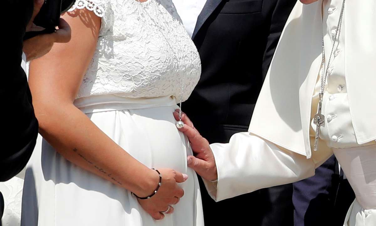 Pope Francis holds his weekly general audience at the Vatican