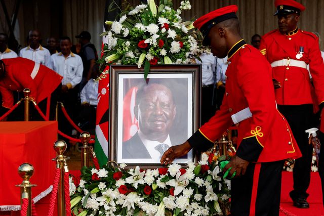 Funeral Mass for Kenya's former Prime Minister Raila Odinga, in Bondo