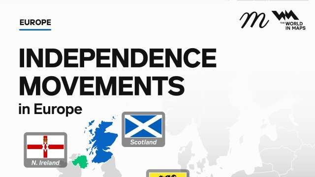 Europe’s independence movements share a cause, but not the same goal