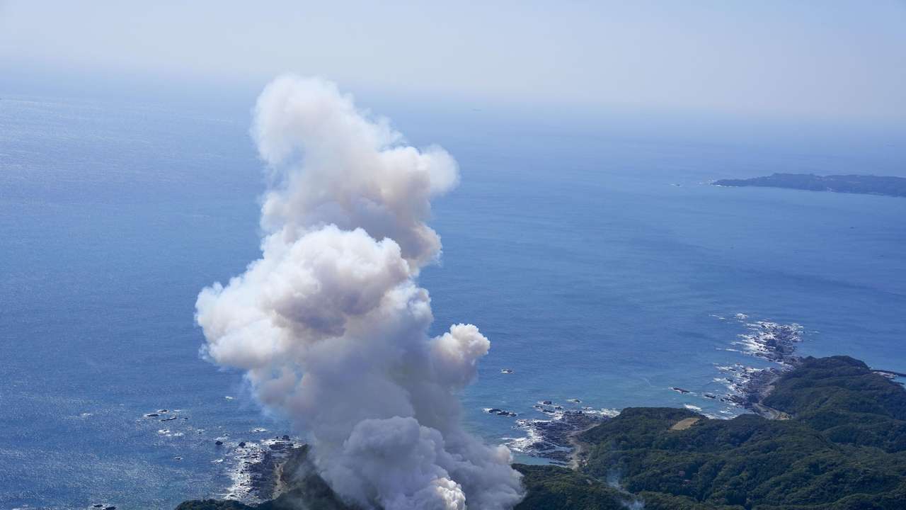 Japan's Space One's small, solid-fueled Kairos rocket exploded shortly after its inaugural launch in Kushimoto town, Wakayama prefecture
