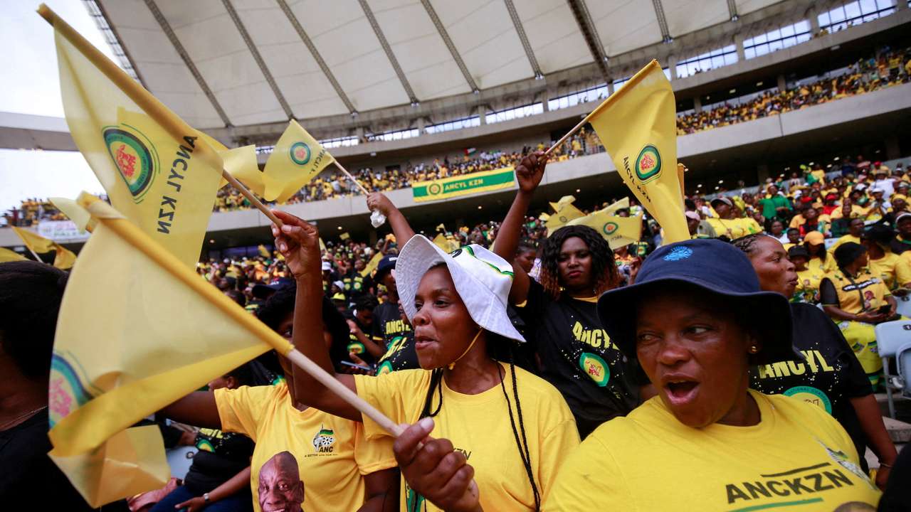 FILE PHOTO: Supporters at the African National Congress Election Manifesto launch in Durban