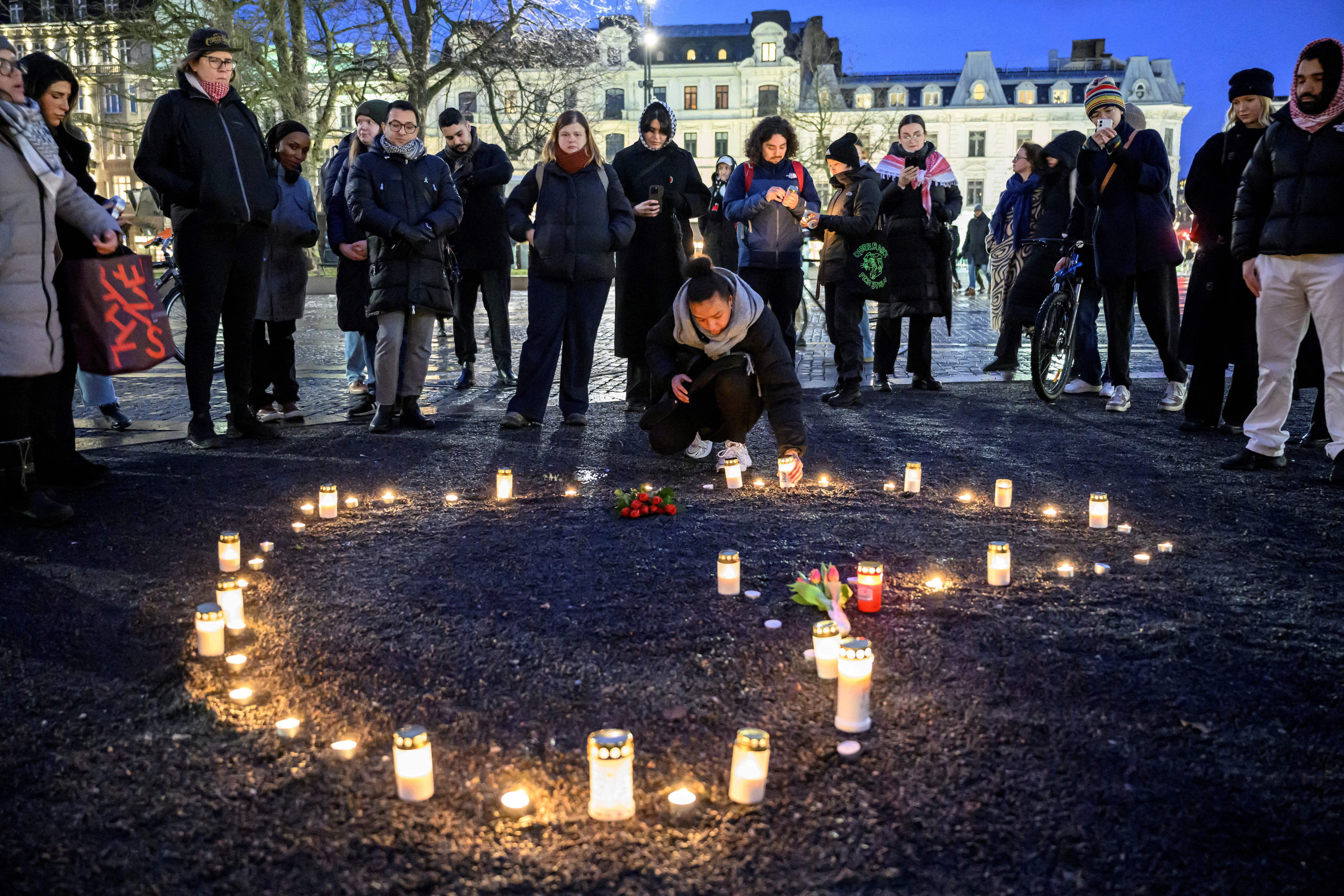 FILE PHOTO: Aftermath of shooting attack at a school in Orebro