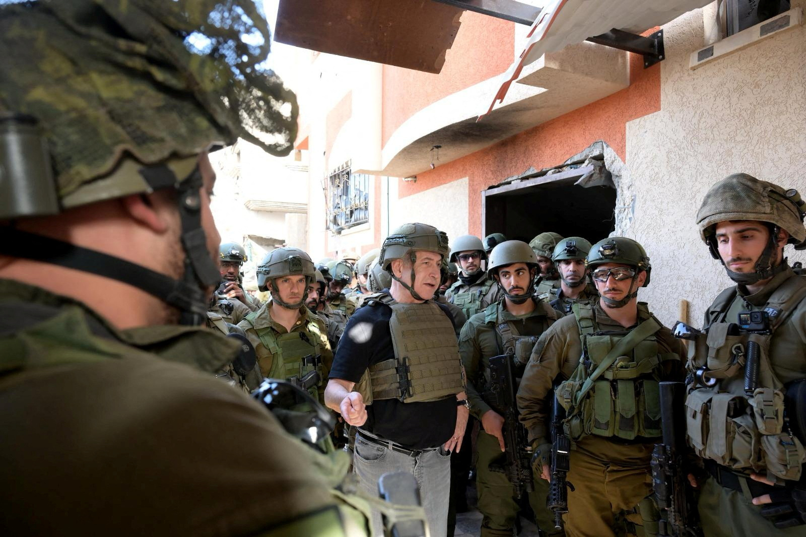 Israeli Prime Minister Netanyahu visits Gaza Strip