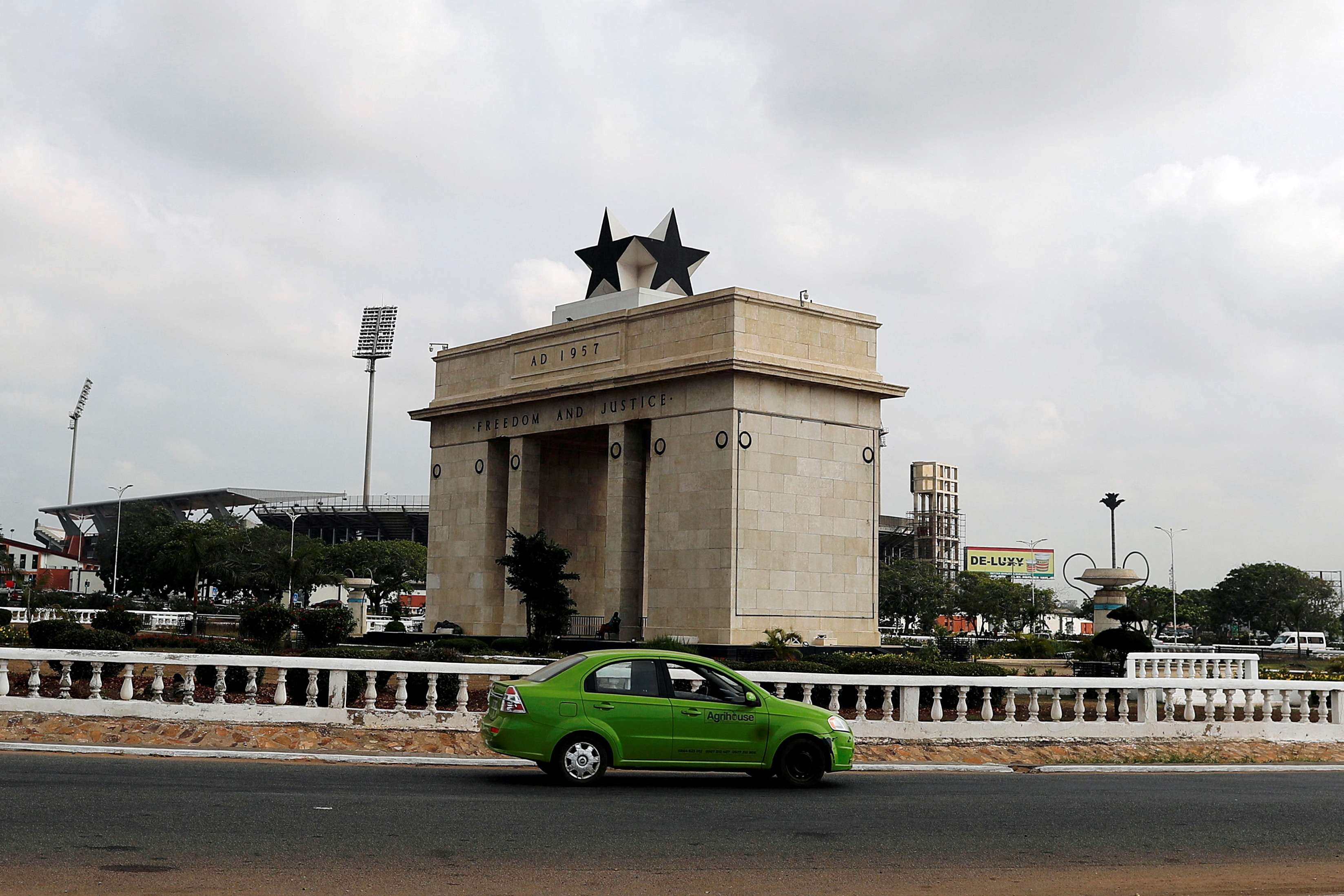FILE PHOTO: The Independence Arch is pictured in Accra
